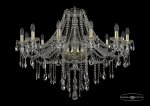 Люстра хрустальная Bohemia Ivele 1415/12/360/G
