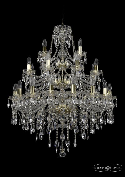 Люстра хрустальная Bohemia Ivele 1415/16+8+4/300/3d/G
