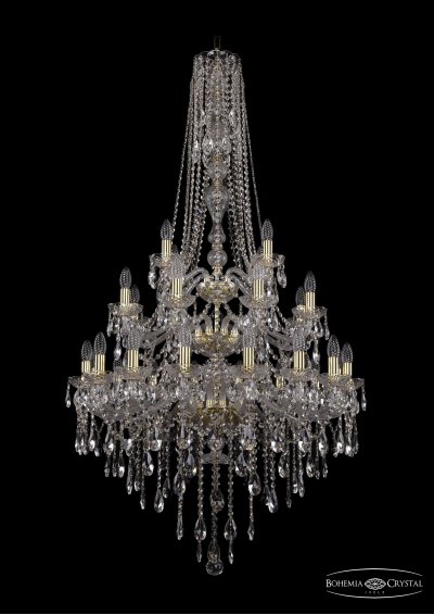 Люстра хрустальная Bohemia Ivele 1415/16+8+4/300/h-155/3d/G