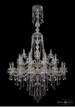 Люстра хрустальная Bohemia Ivele 1415/16+8+4/400/XL-185/2d/G