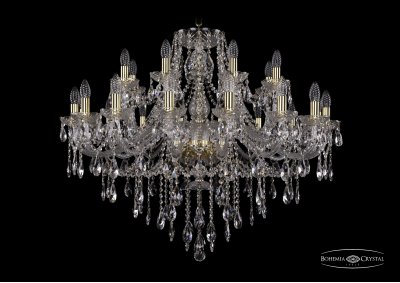 Люстра хрустальная Bohemia Ivele 1415/16+8/360/G