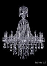 Люстра хрустальная Bohemia Ivele 1415/16/300/XL-108/Ni