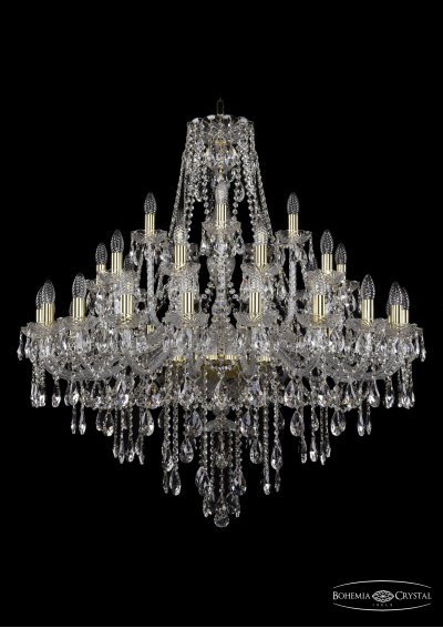 Люстра хрустальная Bohemia Ivele 1415/20+10+5/360/G
