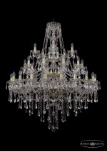 Люстра хрустальная Bohemia Ivele 1415/20+10+5/400/3d/Ni