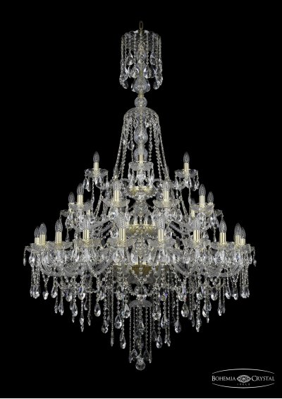 Люстра хрустальная Bohemia Ivele 1415/20+10+5/400/XL-180/3d/G