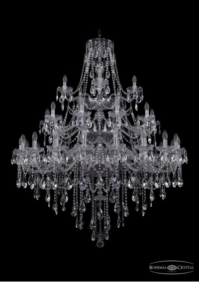 Люстра хрустальная Bohemia Ivele 1415/20+10+5/460/3d/Ni