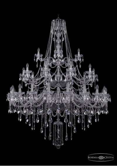 Люстра хрустальная Bohemia Ivele 1415/20+10+5/530/3d/Ni