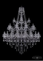 Люстра хрустальная Bohemia Ivele 1415/20+10+5/530/3d/Ni
