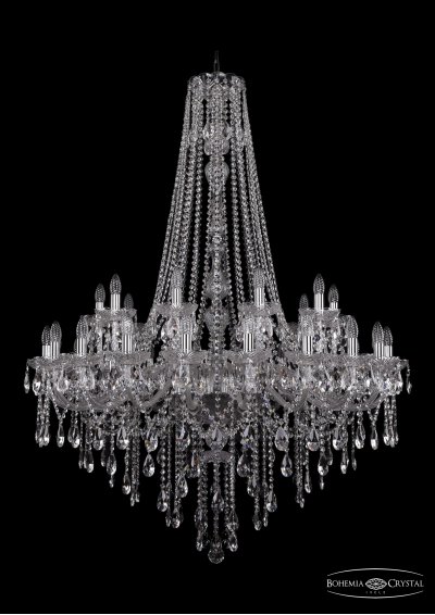 Люстра хрустальная Bohemia Ivele 1415/20+10/400/h-154/Ni