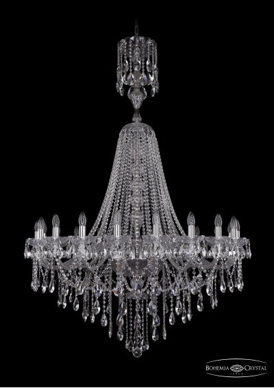 Люстра хрустальная Bohemia Ivele 1415/20/400/XL-173/Ni Люстра хрустальная Bohemia Ivele 1415/20/400/XL-173/Ni
