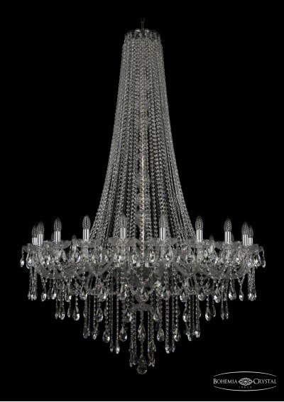Люстра хрустальная Bohemia Ivele 1415/20/400/h-173/Ni Люстра хрустальная Bohemia Ivele 1415/20/400/h-173/Ni