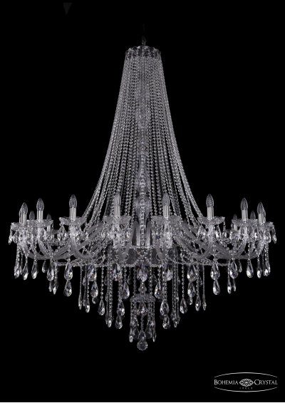Люстра хрустальная Bohemia Ivele 1415/20/530/h-180/Ni Люстра хрустальная Bohemia Ivele 1415/20/530/h-180/Ni