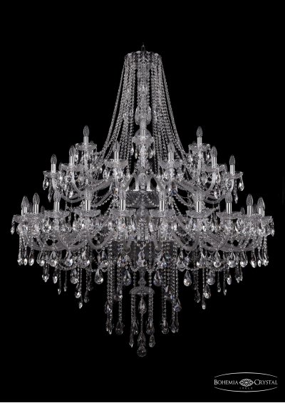 Люстра хрустальная Bohemia Ivele 1415/24+12+6/530/2d/Ni