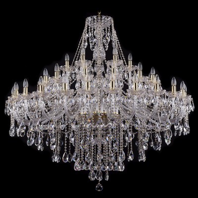 Большая хрустальная люстра Bohemia Ivele 1415/24+12+6/530-135/G Большая хрустальная люстра Bohemia Ivele 1415/24+12+6/530-135/G