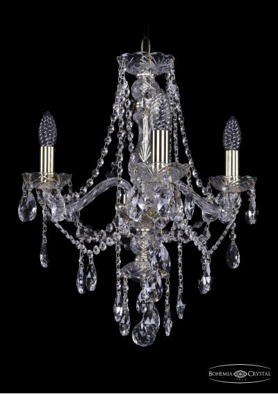 Люстра хрустальная Bohemia Ivele 1415/3/165/G