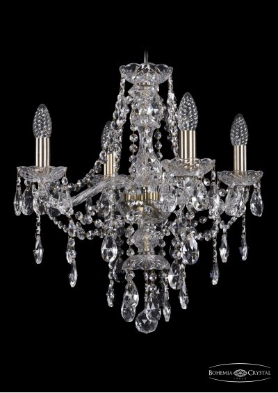 Люстра хрустальная Bohemia Ivele 1415/4/165/Pa