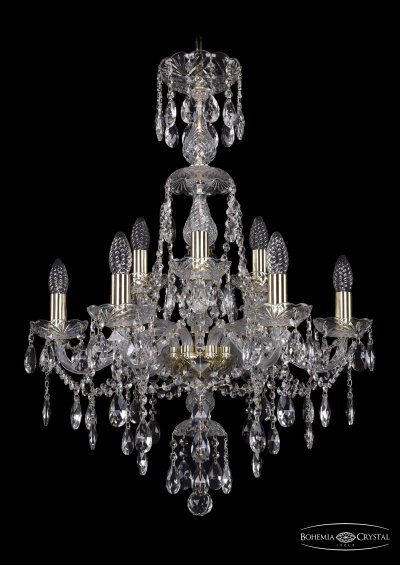 Люстра хрустальная Bohemia Ivele 1415/6+3/200/XL-77/G