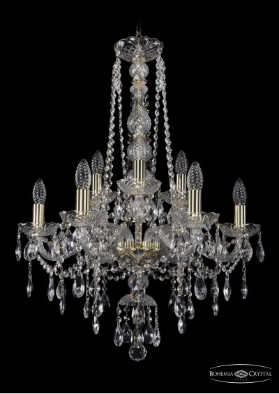 Люстра хрустальная Bohemia Ivele 1415/6+3/200/h-77/G