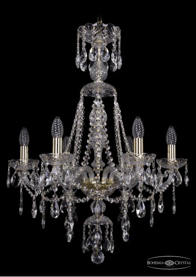 Люстра хрустальная Bohemia Ivele 1415/6/200/XL-77/G