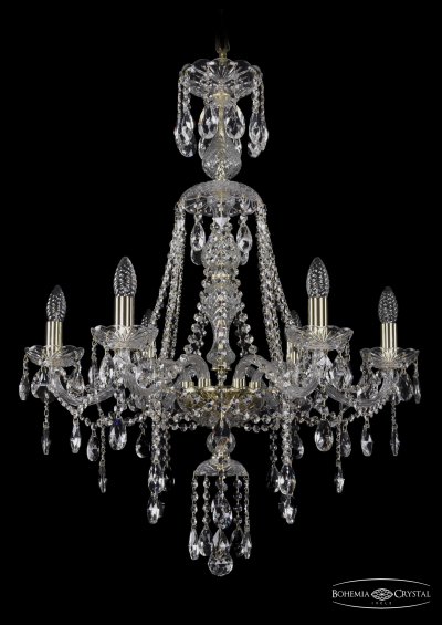 Люстра хрустальная Bohemia Ivele 1415/6/220/XL-86/G
