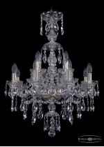Люстра хрустальная Bohemia Ivele 1415/8+4/200/XL-76/G