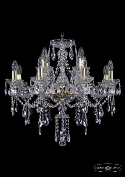 Люстра хрустальная Bohemia Ivele 1415/8+4/220/G