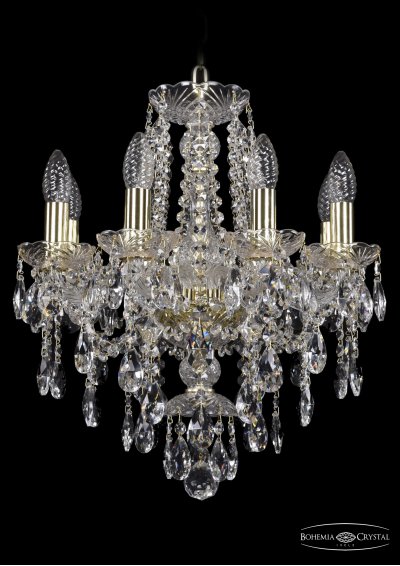 Люстра хрустальная Bohemia Ivele 1415/8/141/G