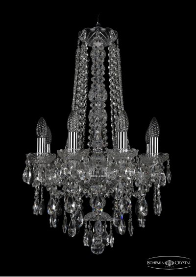 Люстра хрустальная Bohemia Ivele 1415/8/141/h-69/Ni