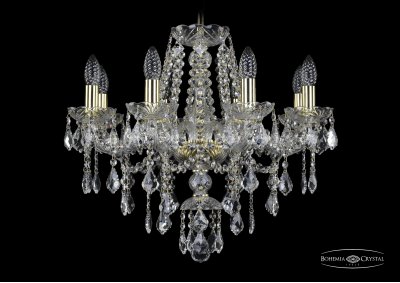 Люстра хрустальная Bohemia Ivele 1415/8/200/G/Leafs