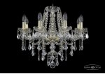 Люстра хрустальная Bohemia Ivele 1415/8/200/G/Leafs