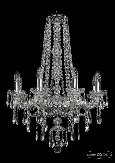 Люстра хрустальная Bohemia Ivele 1415/8/200/h-76/Ni