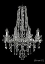 Люстра хрустальная Bohemia Ivele 1415/8/200/h-76/Ni