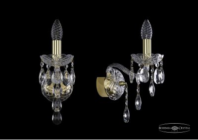 Светильник настенный бра Bohemia Ivele 1415B/1/141/G