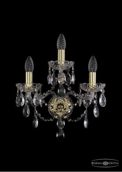 Светильник настенный бра Bohemia Ivele 1415B/2+1/141/G