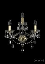 Светильник настенный бра Bohemia Ivele 1415B/2+1/165/G