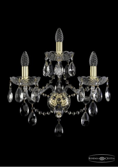 Светильник настенный бра Bohemia Ivele 1415B/2+1/200/XL/G