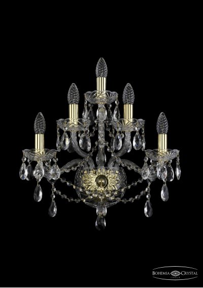 Светильник настенный бра Bohemia Ivele 1415B/2+2+1/165/G