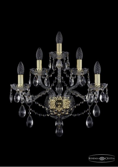 Светильник настенный бра Bohemia Ivele 1415B/2+2+1/200/XL/G