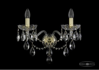 Светильник настенный бра Bohemia Ivele 1415B/2/200/XL/G