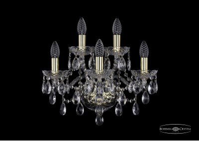 Светильник настенный бра Bohemia Ivele 1415B/3+2/165/G