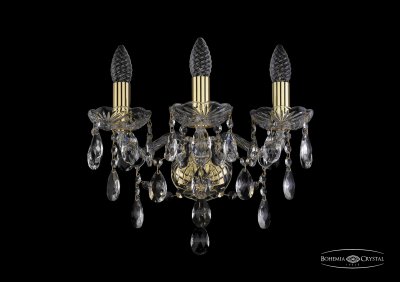 Светильник настенный бра Bohemia Ivele 1415B/3/141/G