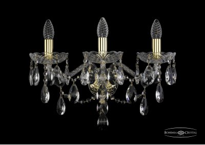 Светильник настенный бра Bohemia Ivele 1415B/3/200/XL/G