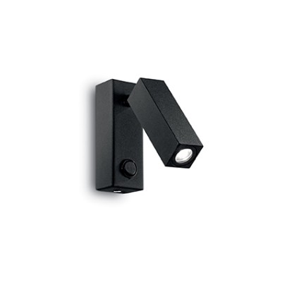 

Светильник бра Ideal lux PAGE AP1 SQUARE NERO (142241, PAGE AP1 SQUARE NERO