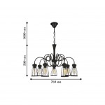 Люстра подвесная Favourite 1423-7P Workshop