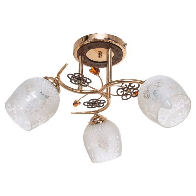 Люстра эконом Экономсвет 1425YX/3FGD WT