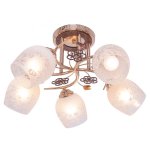 Люстра эконом Экономсвет 1425YX/5FGD WT