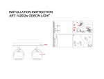 Светильник поворотный спот Odeon light 1429/2W BOLLA