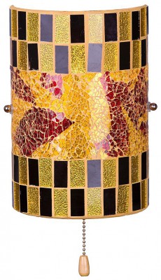 Светильник настенный тиффани стиля Velante 143-001-01 Светильник настенный тиффани стиля Velante 143-001-01