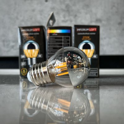 Светодиодная лампочка Led с гальваническим покрытием для Modo Chandelier Е27 4W 2700 ImperiumLoft 143767-22 Светодиодная лампочка Led с гальваническим покрытием для Modo Chandelier Е27 4W 2700 ImperiumLoft 143767-22