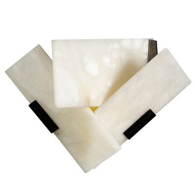 Бра Pierre Chareau Manner Large Fly 3 Alabaster Sconces By Imperiumloft